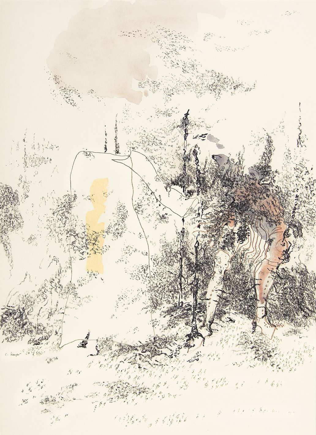 Zeichnung: Führe uns nicht!, 1997
