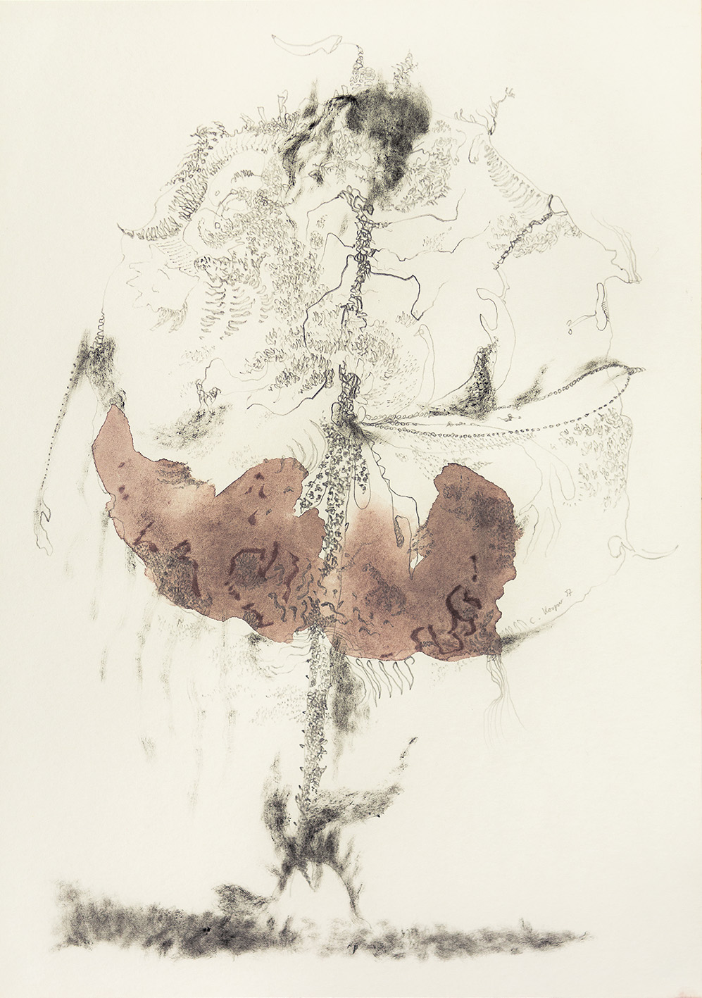 Zeichnung: Zipflein, Zipflein, Ringelkranz..., 1997