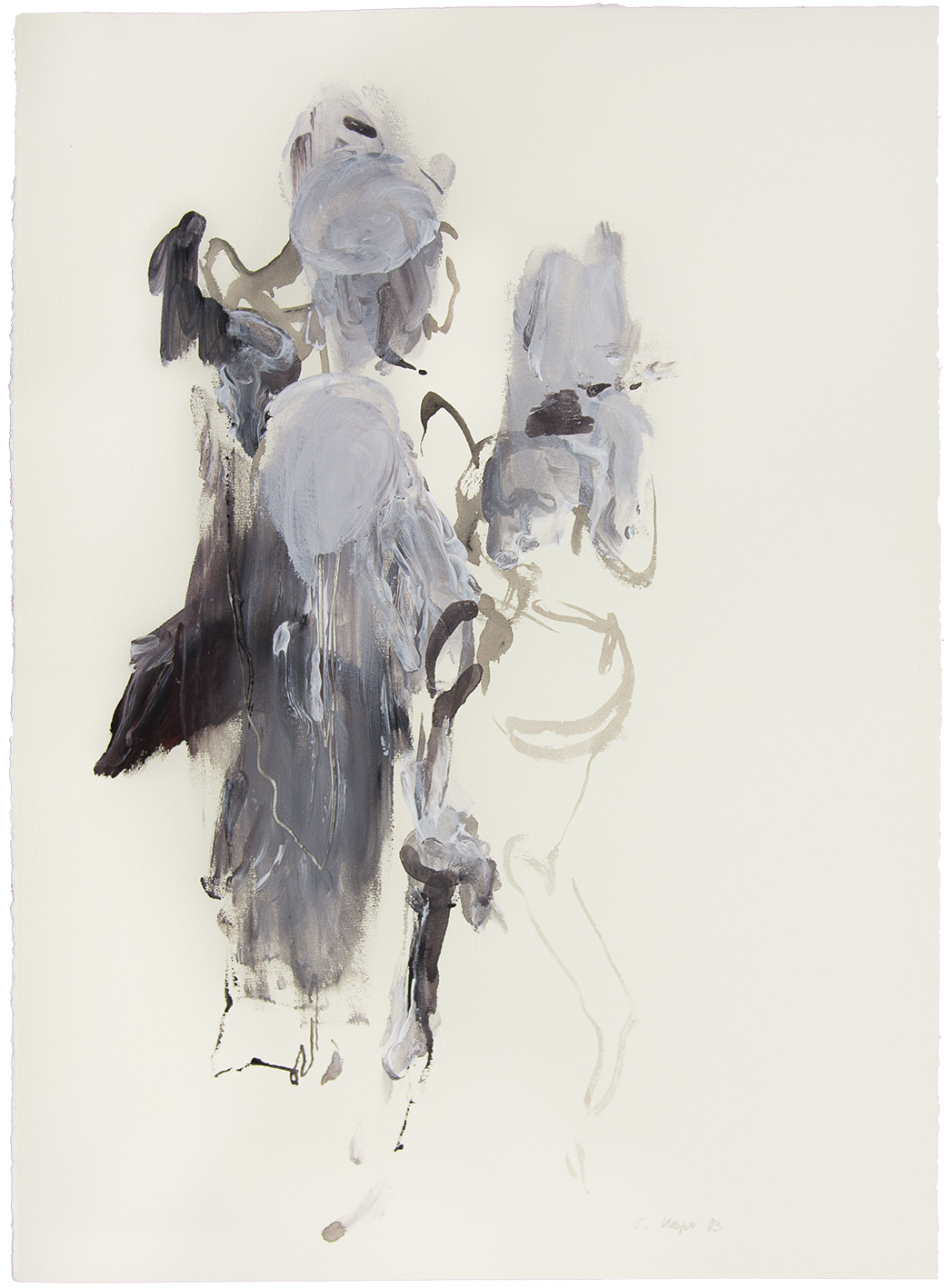 Zeichnung: Begegnung, 2003