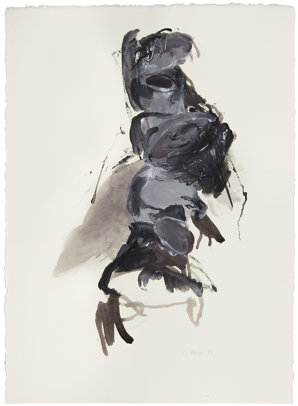 Zeichnung: O.T. (mein Weg), 2003