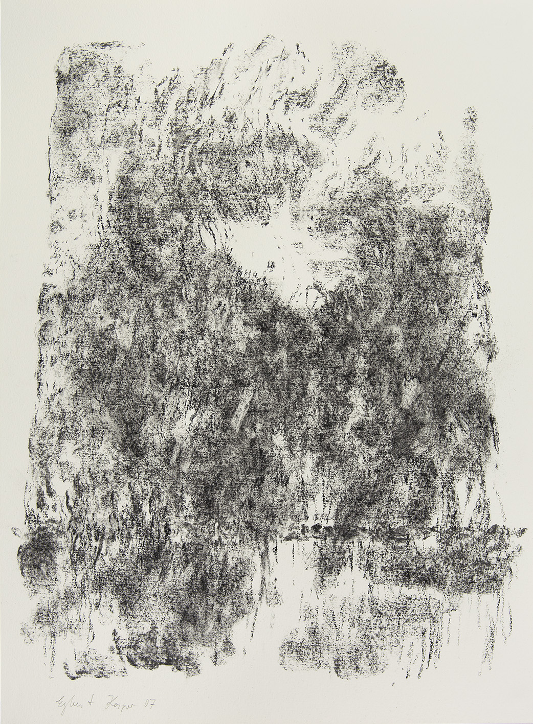Zeichnung: Aufscheinen, 2007