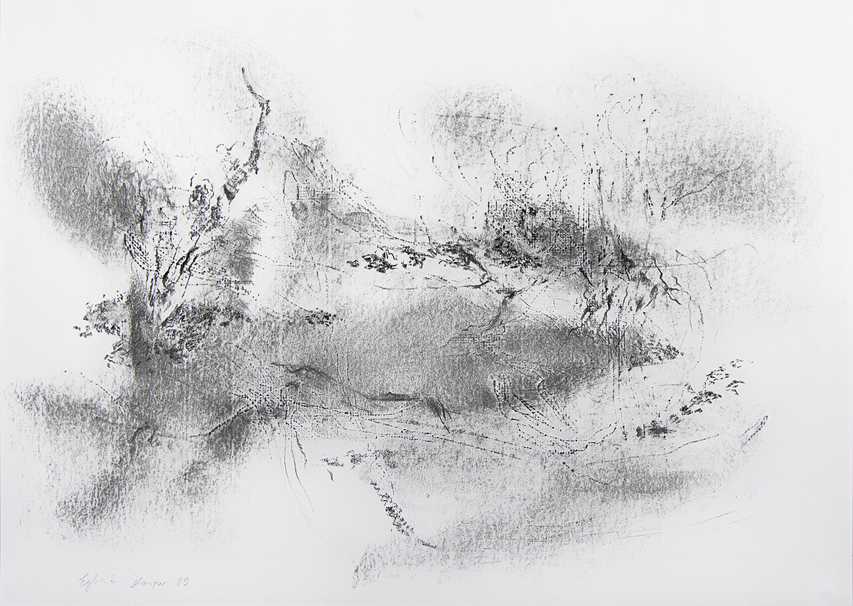 Zeichnung: versunken I, 2009