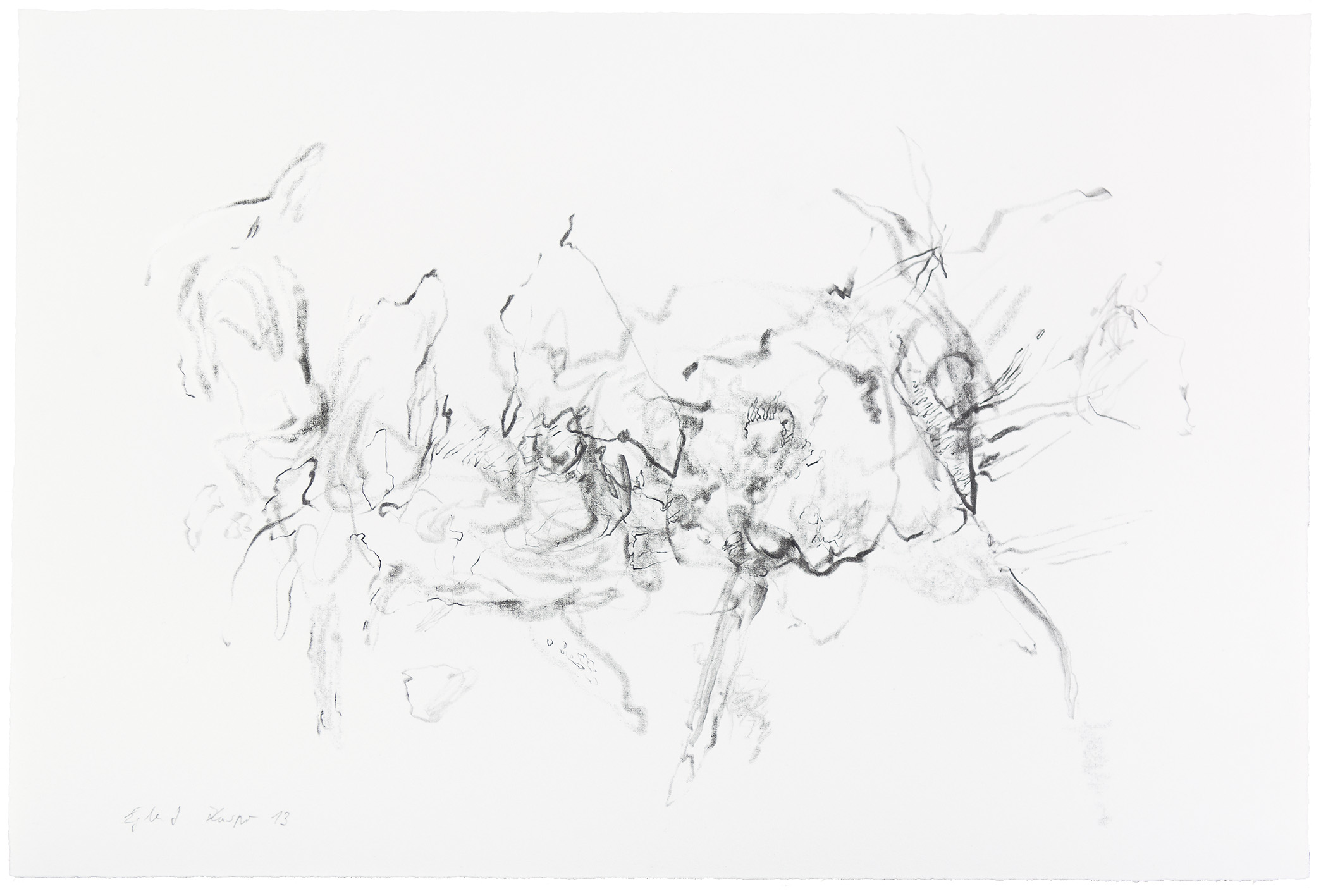 Zeichnung: Inseldasein, 2013