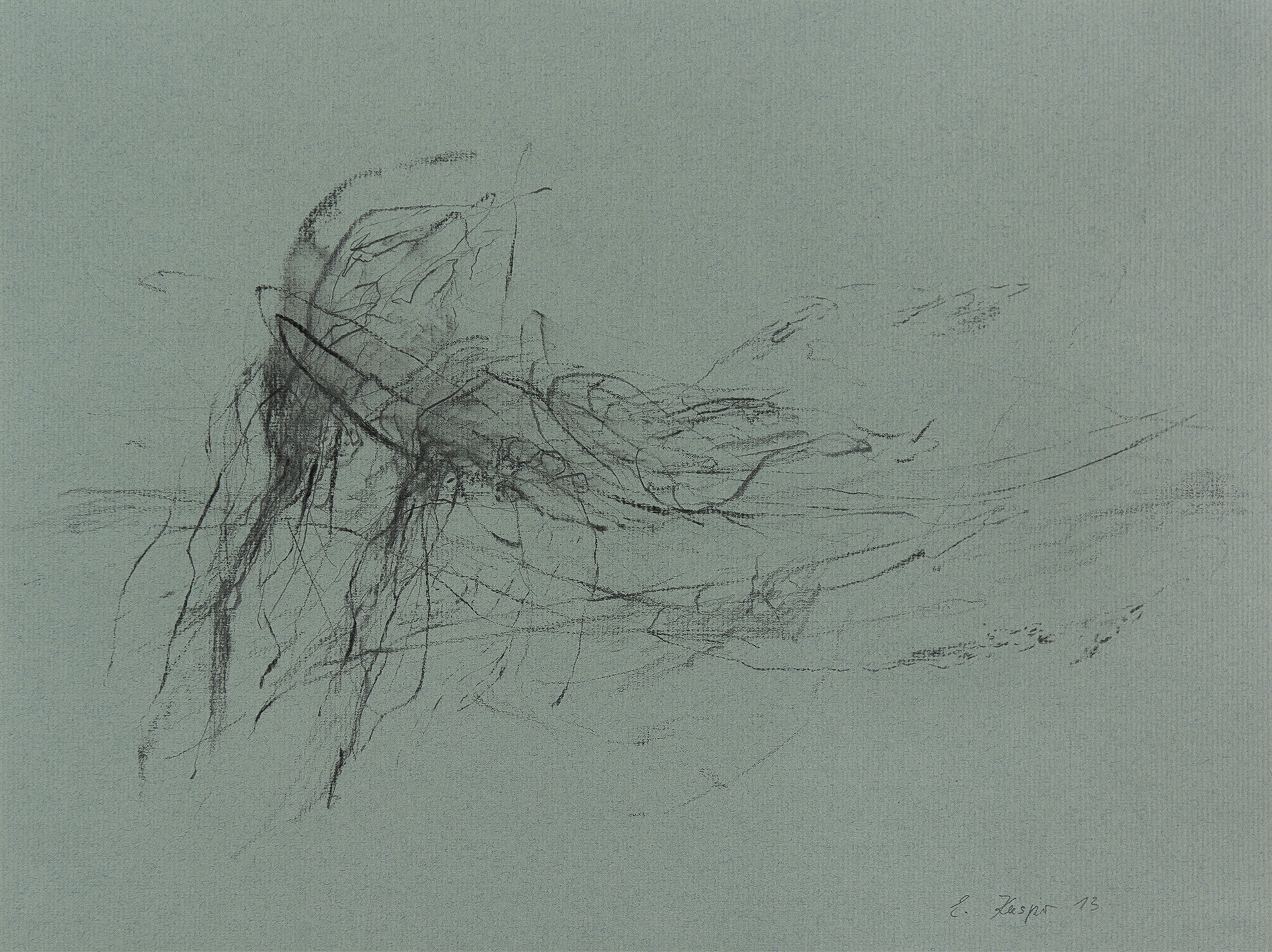 Zeichnung: verweht, 2013